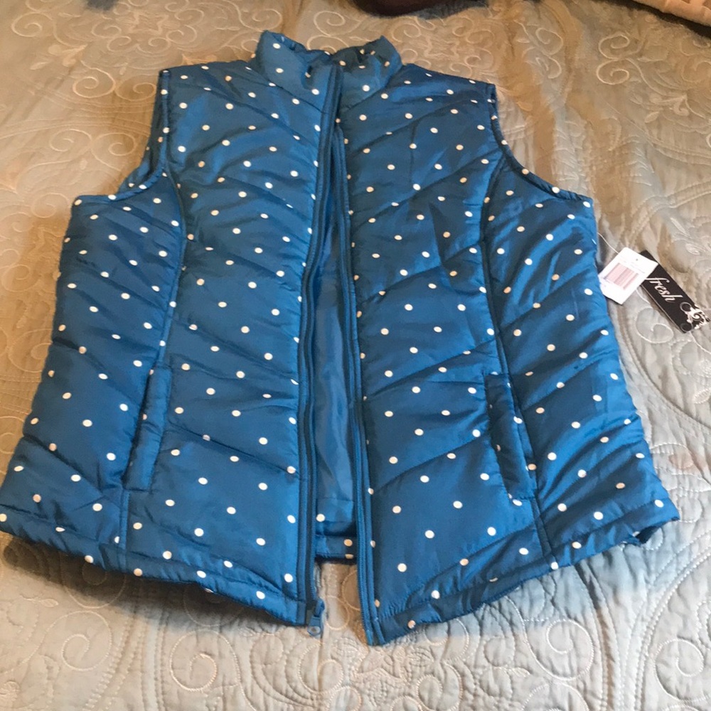 Polka dot vest!